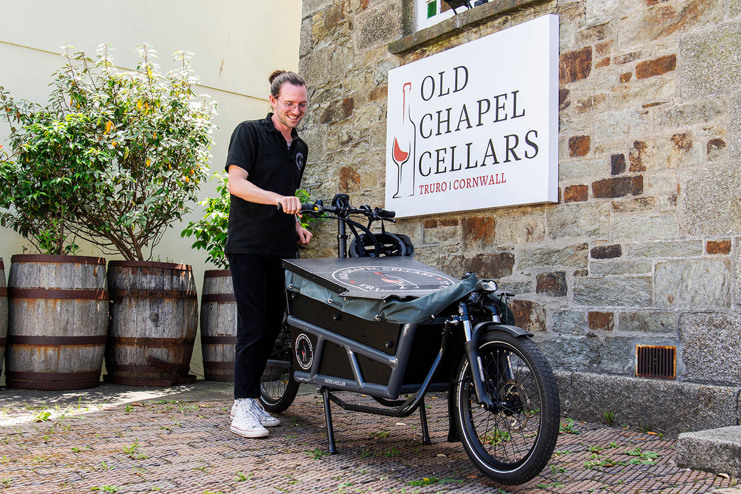 E-Cargo Bike, Old Chapel Cellars