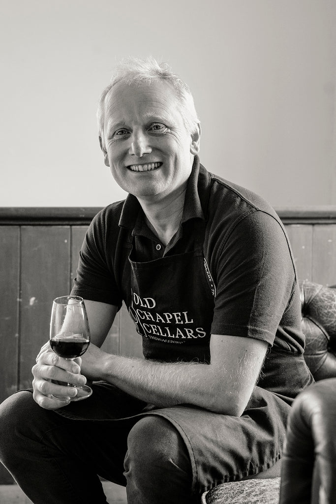 Old Chapel Cellars business owner and founder Jamie Tonkin