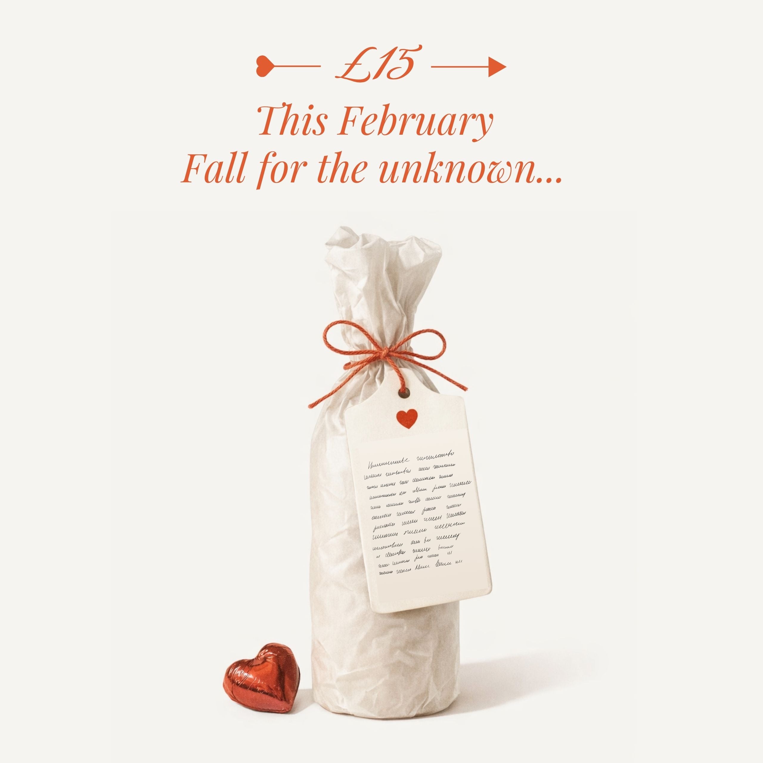 Valentine Blind Date Bottle - £15