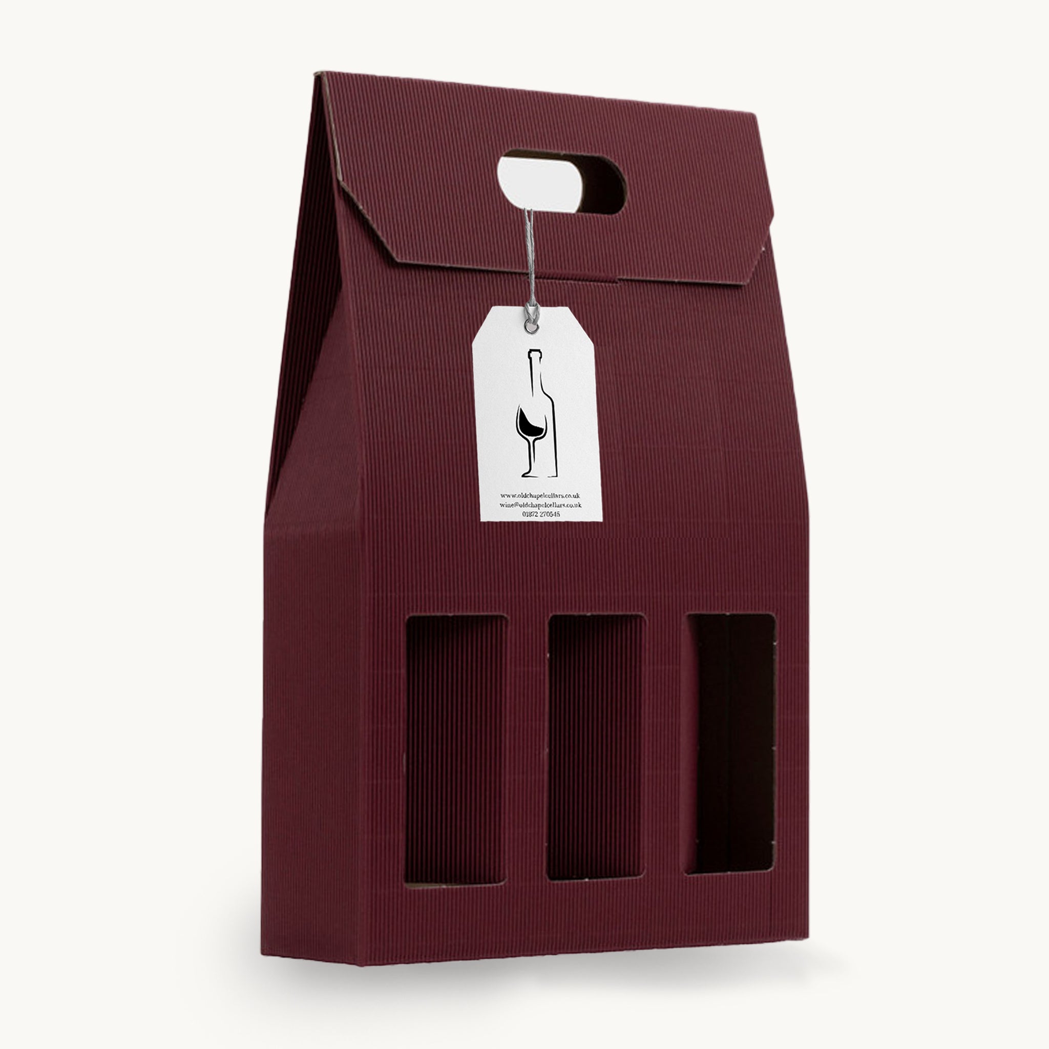 3 Bottle Burgundy Gift Box Old Chapel Cellars