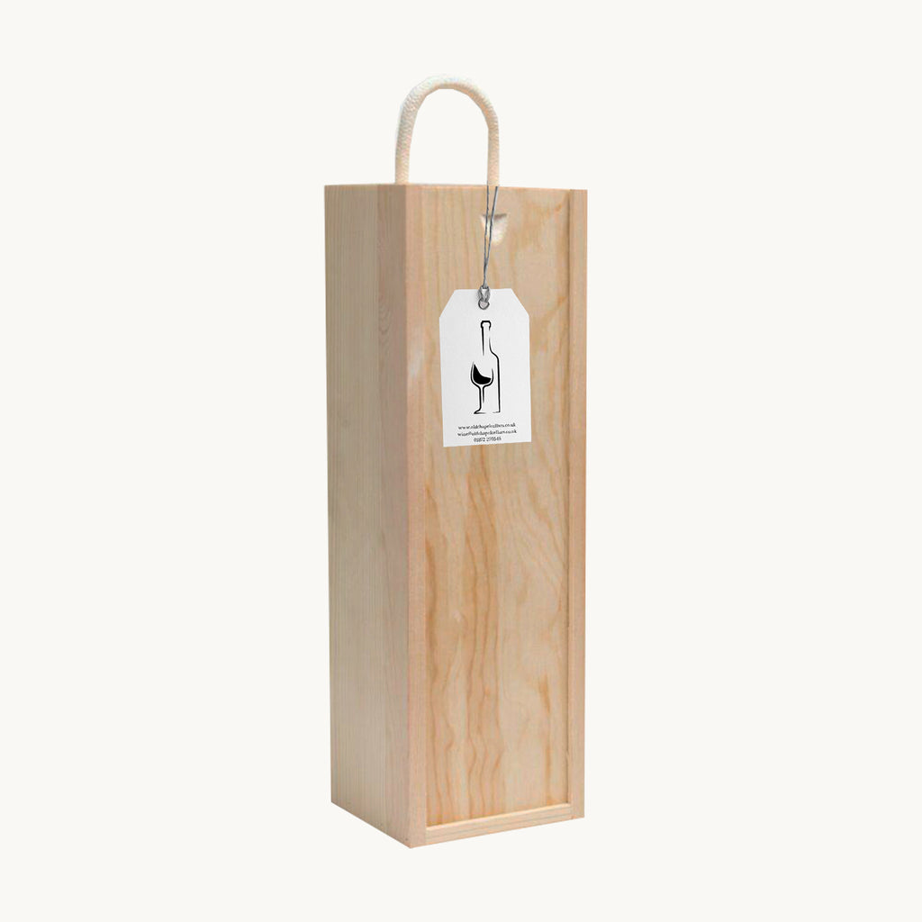 1 Bottle Sliding Wooden Box